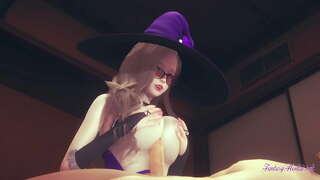 Genshin ആഘാതം English - Point Of View ലിസ titjob blowjob and penetrated