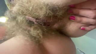 Dancing with hairy pussy busty