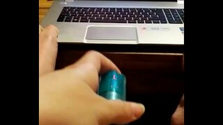 Watching porn home alone with my dildo...